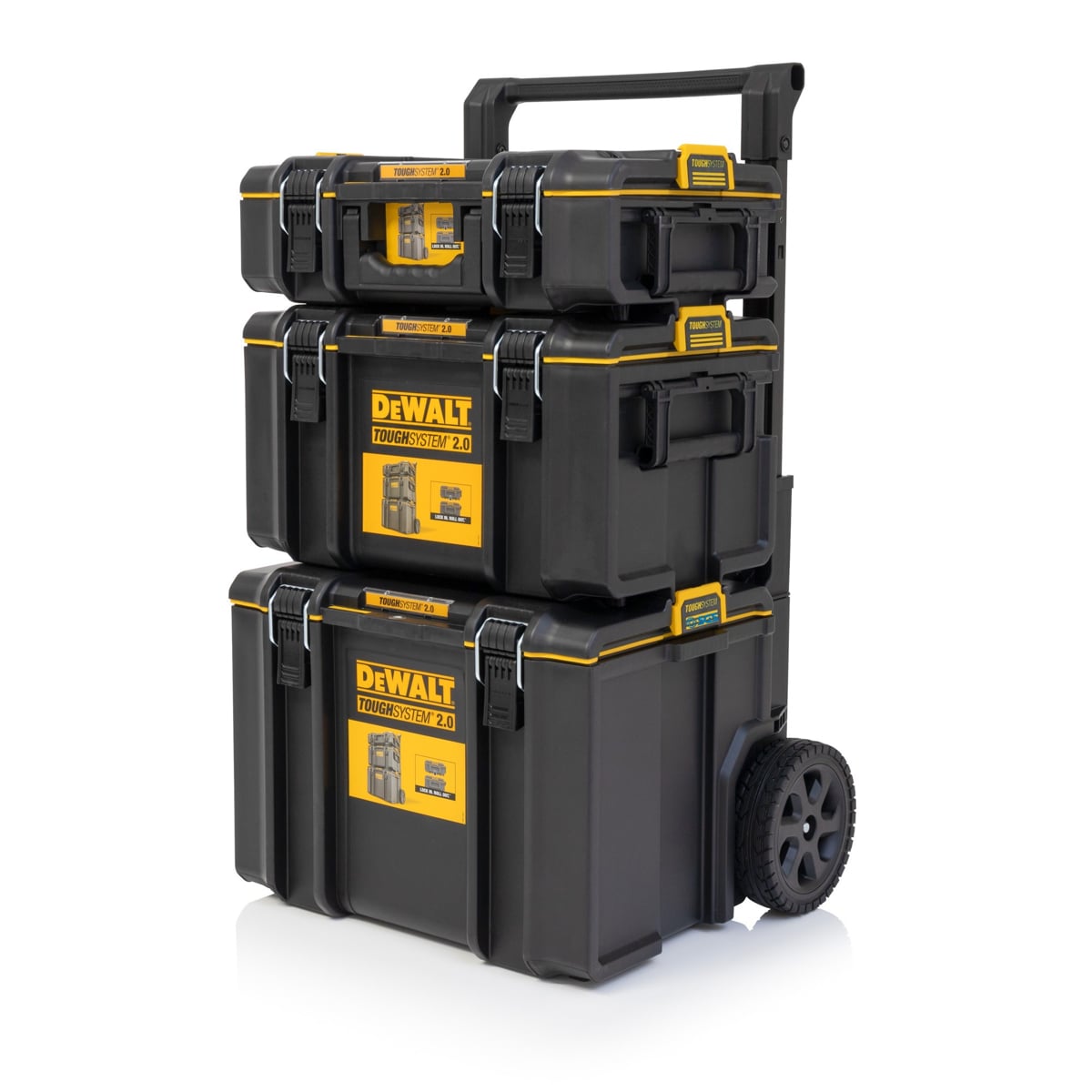 DeWalt 3 Piece TOUGHSYSTEM 2.0 Mobile Toolbox Set